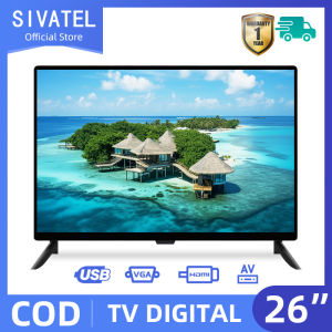 Sivatel TV LED 26 inch HD TV Digital Televisi DVB-T2 Murah Monitor LED -Garansi 1 Tahun
