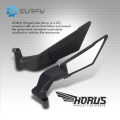 Horus Winglet Side Mirror 28cm Large Full Alloy Adjustable Mirror Mount Walang Grado Clear Lens Universal. 