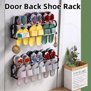63cm Wall Mounted Slipper Organizer Shoe Rack Slipper Rack Organizer Multifunctional Storage Rack