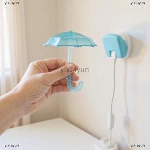 [COD] yixiayun 1Pcs Dollhouse Furniture Accessories Transparent Plastic Mini Umbrella Home Decoration Childrens Play Toys