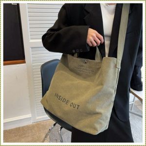 Commuter Bag Beautiful Canvas Bag Convenient Categorized Storage Fashionable and Practical