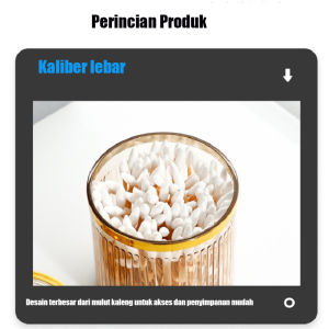 Kotak Penyimpanan Wadah Katun Desktop Beruang / Kotak Penyimpanan Transparan Rak Rias Rak Katun Nordic Light Luxury