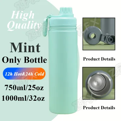 25oz 32oz Tumbler Full Set 750ml 1000ml Wide Mouth Bottle Holder Water Mug Hot and Cold Vacuum Insulated Cup with Paracord Handle Strap Accessories