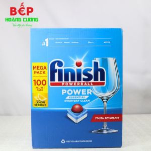 Finish Essential 100 viên – Viên rửa chén máy – Sạch sâu khử mùi – Xuất xứ Châu Âu - Giá tốt mỗi ngày