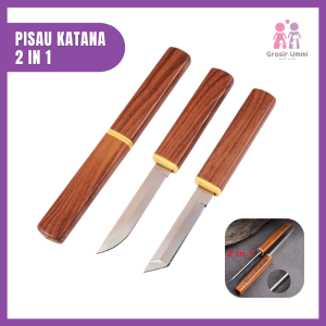 Pisau 2in1 Pisau Dapur Koki Pisau 2 in 1 Pisau Double
