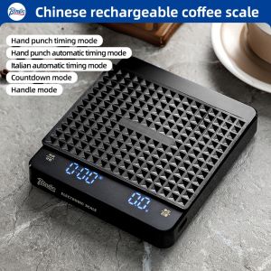 BINCOO Coffee Electronic Scale Coffee Bean Weighing Scale Hand Brewing Timing Coffee Scale Special Coffee Utensils