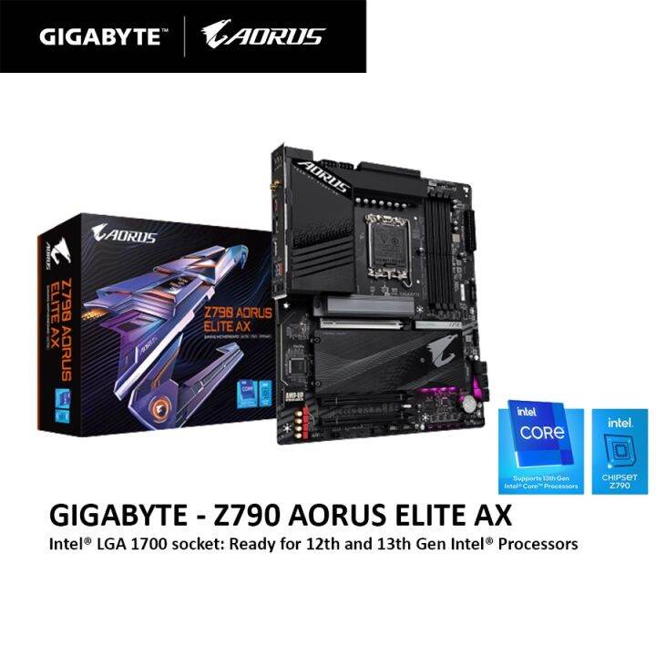 GIGABYTE Z790 AORUS ELITE AX DDR5 INTEL LGA1700 GAMING MOTHERBOARD | Lazada