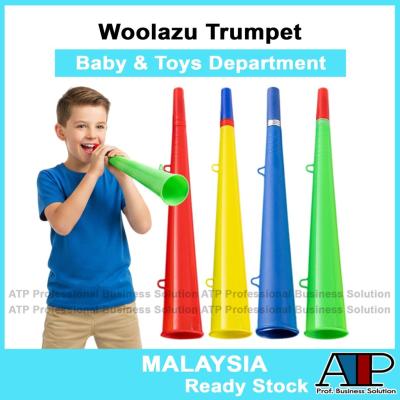 Toy 🪅 Terompet Sorakan Straight Cheer Horn Loud Plastic Blow Horn for Sports Day and Event Noise Mak