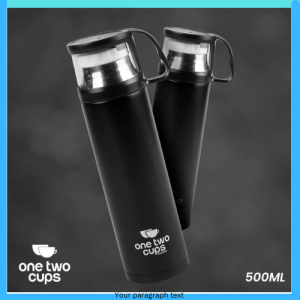 COD One Two Cups Botol Minum Termos Air Panas Dingin with Cup Head 500ml  SUS304 / botol minum tempat air minum anti tumpa viral tiktok anak laki laki murah meriah aesthetic 1 liter sekolah 2 liter anti pecah / tempat air minum panas besar bening terbaik
