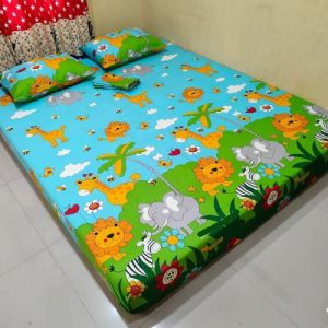 Sprei Ukuran 160x200 180x200 Promo Motif Jungle