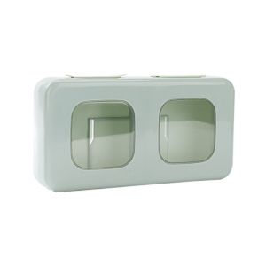 SKJK STUDIO Không cần đục lỗ Hộp đựng màng bám Gắn tường Nhựa Hộp đựng thực phẩm dùng một lần Đa chức năng Chống bụi Hộp đựng nắp Giày Dành cho gia đình
