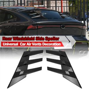 WININ Durable Car Rear Side Spoiler Rear Wing Accessories Side Vents Decoration Splitter  Exterior Decorative Air Wing Cover Trim Universal