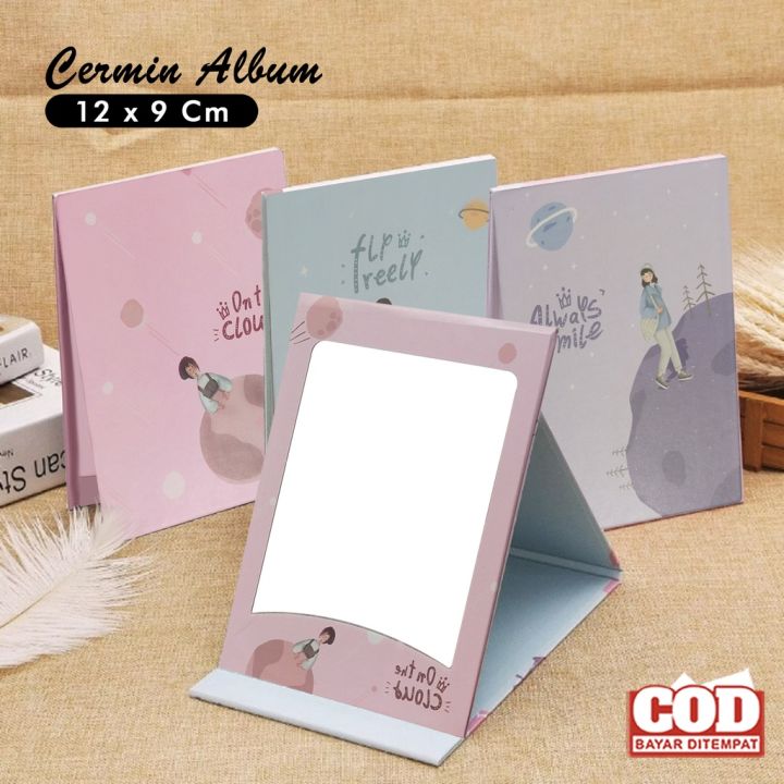 Cermin korea Cermin mini kaca rias mini cermin lipat aestetic cermin kecil/Cermin korea Cermin mini kaca rias mini cermin lipat aestetic cermin kecil/murah