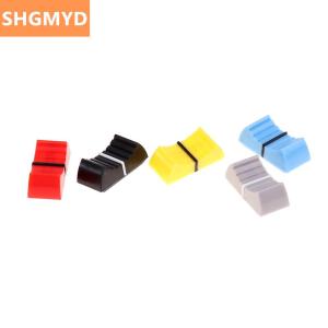 [COD] SHGMYD 10PCS Fader Knob Cap Touch Sensitive Slider Ribbed Mixer Desk Switch Knob Cap