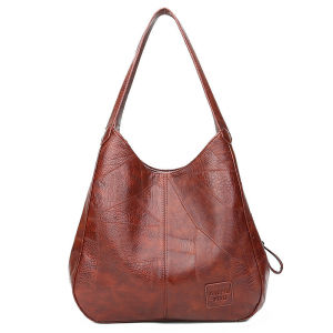 Ayuqi® Women Retro PU Tote Bag Hobo Large Capacity Casual Shoulder Bag Multi-use Handbag