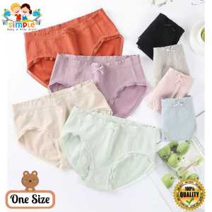 Celana Dalam Impor Remaja-Dewasa Renda #1 One Size/Celana Dalam Wanita Bahan Katun Premium Seamless Halus