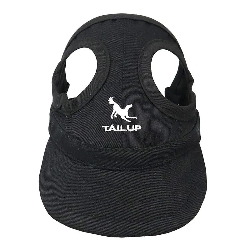 HATELI】Pet Dog Caps Small Puppy Pets Summer Solid Oxford Cap Dog