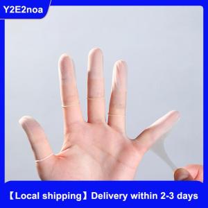 【Local shipping】 50pcs pack Disposable Latex Finger Cover Rubber Non-slip Anti-static Finger Cots Fingertips Protector Gloves Nail Art Tool