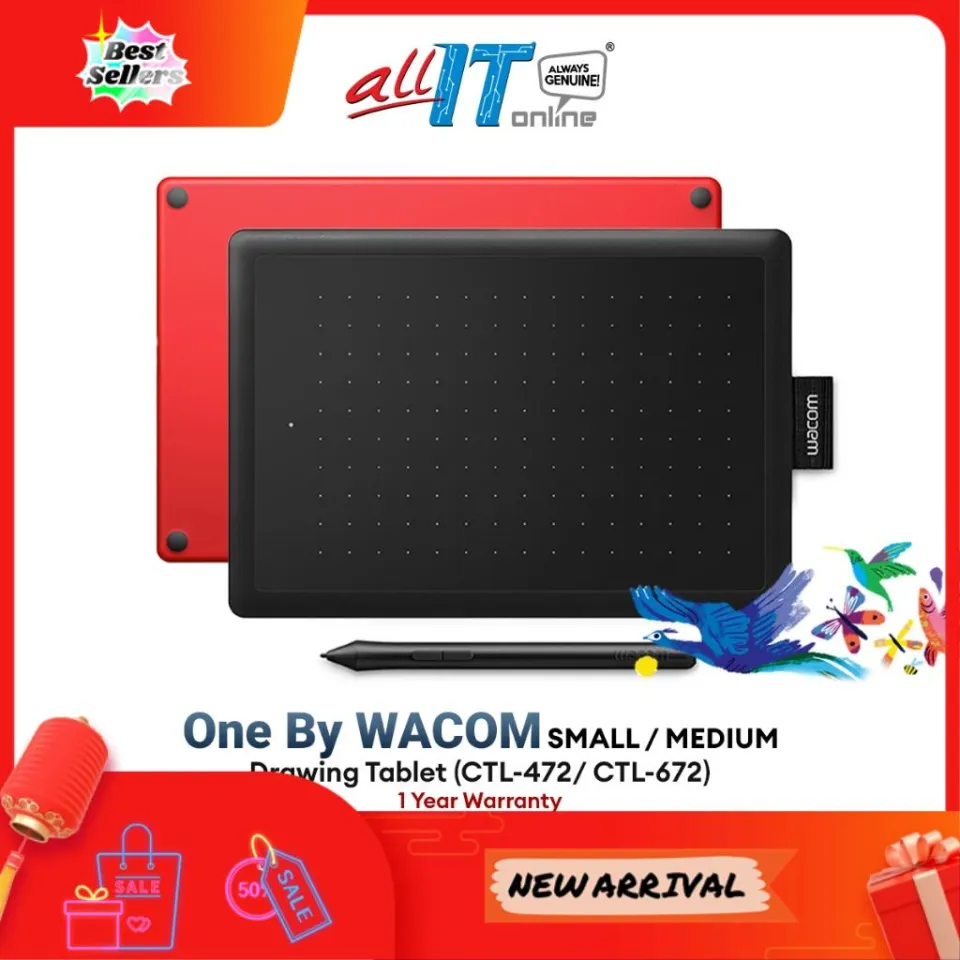⭐LOW PRICE⭐ One By Wacom Drawing Tablet Small Medium (CTL-472