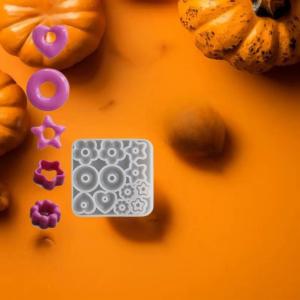 MillionGrid Multifuntional đồ trang sức khuôn mẫu Trái Tim Sao Hoa Mặt dây chuyền Silicone khuôn mẫu cho nhựa Bông tai mặt dây chuyền sáng tạo Silicone đúc khuôn mẫu