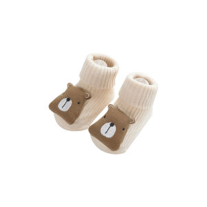 MD-P603 Kaos Kaki Bayi Panjang Motif Boneka 3D Anti Slip / Kaus Kaki Bayi Anak Motif Animal Baby