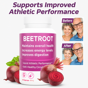 Boosts Exercise Energy🔥Beetroot Capsules 60-Count Heart