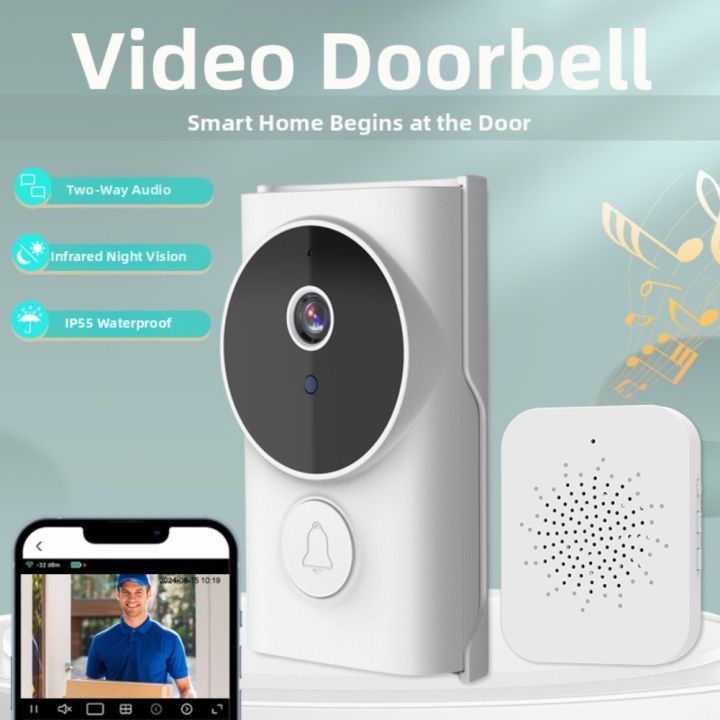 Smart Video Doorbell for Security with Real Time Alerts and For Night ...