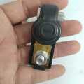 KEPALA AKI SET KLEM TERMINAL AKI MOBIL ACCU DENGAN TUTUP COVER KARET PENUTUP POSITIF NEGATIF. 