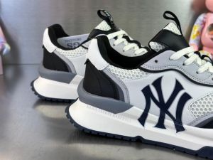 Giày Thể Thao MLB Full Size Giày Sneaker MLB Mid Quai Dán Chữ B