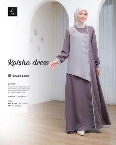 LUBI GAMIS KAISHA DRESS KEKINIAN TERBARUU DAILY CASUAL KULIAH KONDANGAN PREMIUM TERMURAHHH