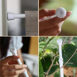 KSL Multi functional adjustable rod Punch-free telescopic rod adjustable shower curtain rod