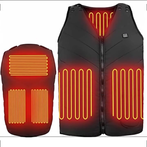 เสื้อกั๊กกันหนาว5โซนปรับเสื้อกั๊กแจ็คเก็ตได้เสื้อกั๊กกันหนาวเสื้อโค้ทแขนกุดชาร์จสายยูเอสบีอัจฉริยะได้ทั้งผู้ชายและผู้หญิง