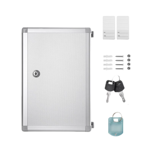 Duals Sided Key Organiser Box With Lock Wall Mounted Design Durable Metal Materials For Apartment Parking Garage