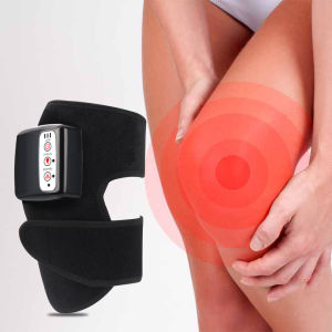 DECINIEE Electric Heating Knee Massager Far Infrared Joint Brace Support Vibrador Back Shoulder Massage Knee Pain Relief Massageador