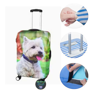 Áo Bọc Bảo Vệ Vali 26-30"(20-30kg) Thun Co Giãn 4 Chiều Chó Xù Chống Rách