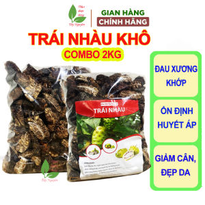 Combo 2kg trái nhàu khô quả nhàu rừng sấy khô cho người đau xương khớp lợi tiểu nhuận tràng tiểu đường rối loạn tiêu hóa