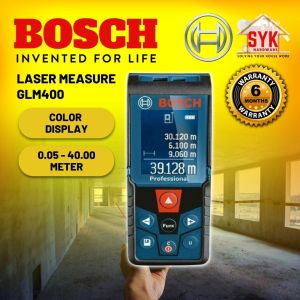 SYK Bosch GLM400 Laser Measure Laser Distance Meter Laser Level Digital Lazer Level Laser Range Finder - 0601072RK0