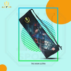 Tas Raket Kain Serut Ultra Print 3D