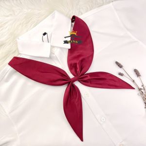 Nơ bướm đeo cổ nữ KING caravat đồng phục học sinh công sở vải phi bóng cao cấp giá rẻ X011