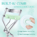 Focallure Warping Comb Eyelash Curler Lasting Curl Effect Portable Eye Makeup Tool Natural. 