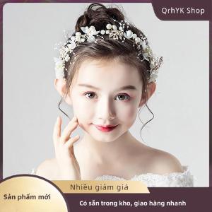 Hàng có sẵn✨ Cô Dâu ngọc trai tóc headdress Hoa Vòng hoa cô dâu Vòng hoa đầu Hoop headbands tóc đồ trang sức
