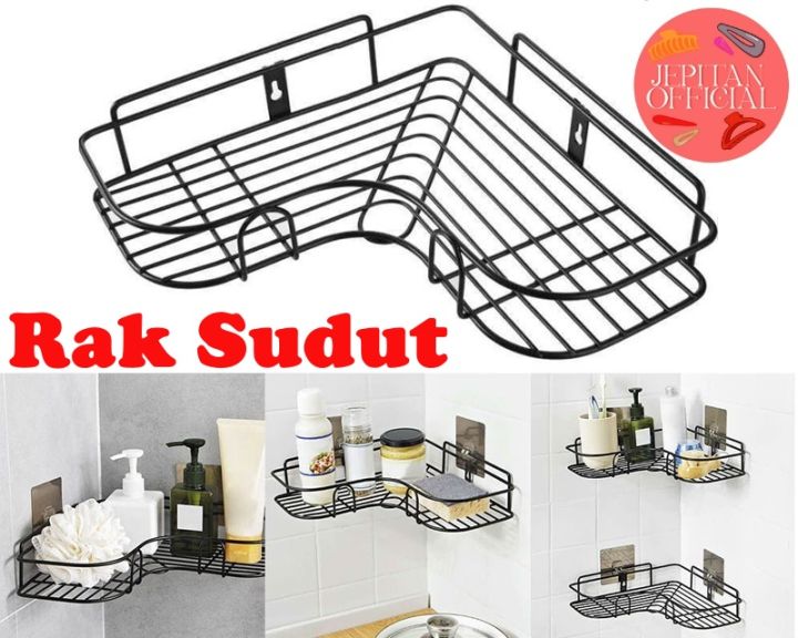 Rak Sudut Kamar Mandi Rack Rak Kamar Mandi Sudut Rak Sudut Dapur Rak Susun Kamar Mandi Rak Wc 0216