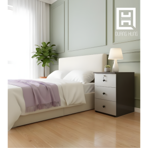 TỦ ĐẦU GIƯỜNG NHỰA ECOPLAST – 3 HỘC KÉO TIỆN LỢI
