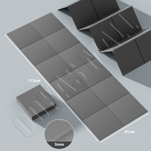 Ookas เสื่อโยคะ พับเก็บได้ ไร้กลิ่น สำหรับออกกำลังกายที่บ้าน คุณภาพสูง กันลื่นและให้ความสะดวกสบาย