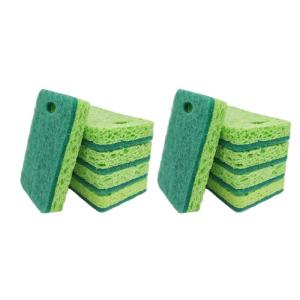 5PCs/10pcs đĩa nhà bếp miếng bọt biển để làm sạch nhà bếp và phòng tắm hiệu quả hấp thụ và loại bỏ vết bẩn bàn chải