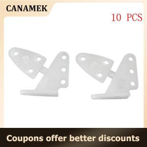 【 CANAMEK 】 10Pcs Electric Planes Foam Model Accessories Nylon Pin Horn Zip Horns Without Screws 3 Hole 4 Hole RC Airplanes Parts