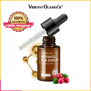 VIBRANT GLAMOUR Retinol Eye Serum Collagen Firming Anti-Aging Eye Cream Anti Wrinkle Moisturizing Whitening Under Eye Treatment For Puffy Bags Dark Spots Wrinkles Eye Repair Serum Eye Care 30ml