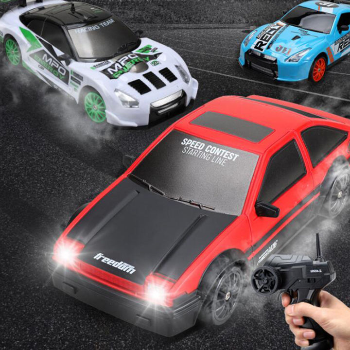 Flash Sale Kmoist RC Drift Car 1 24 2.4G AE86 GTR Model Toy Wireless Remote Control Stunt Cars High Speed Racing Vehicles with Replaceable Tires Toys For Kids Boys Gift drift rc Lazada PH