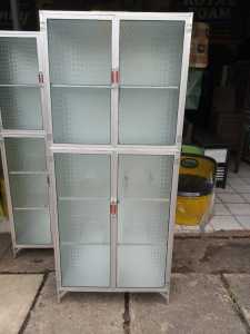 Rak Piring Aluminium Full Box 2 Pintu