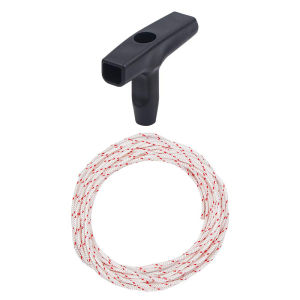 2Pcs Recoil Starter Rope Starter Handle with Recoil Starter Rope 3.0mm Diameter Pull Cord